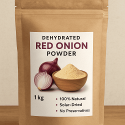 Buy Dehydrated Red Onion Powder 1 Kg – 100% Natural, Solar-Dried, Preservative-Free