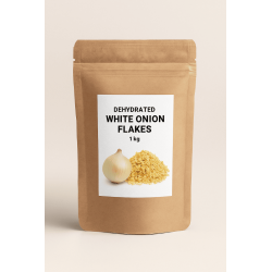 Buy Dehydrated White Onion Flakes 1 Kg – 100% Natural, Preservative-Free, Bulk Pack